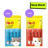 Me-O Creamy Crab and Chicken & Liver Cat Treats Combo